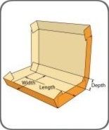 5-panel folder corrugated packaging carton